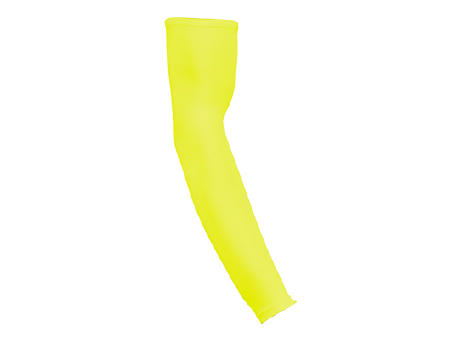 MANGUITO POLIÉSTER/ELASTAN BIPED AMARILLO FLUOR