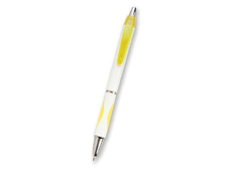 BOLIGRAFO PLASTICO BRICO AMARILLO