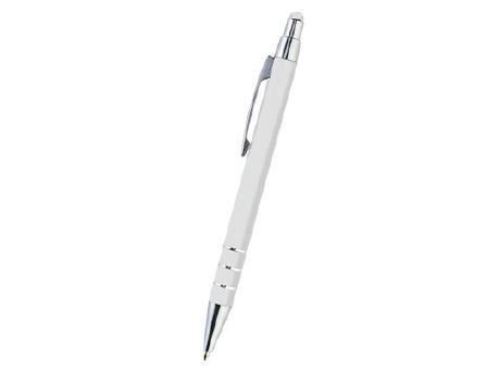 BOLIGRAFO ALUMINIO KAURI CON TOUCH BLANCO ACABADO GOMOSO