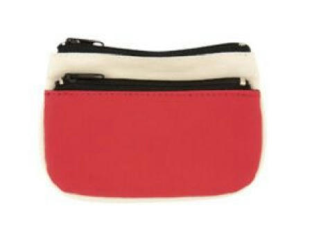 MONEDERO PVC-POLIESTER KUCA ROJO