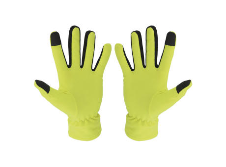 GUANTE RUNNING LAVA  AMARILLO