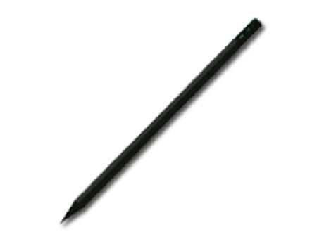 LAPIZ LAXTY MADERA NEGRA CON GOMA HEXAGONAL NEGRO