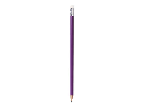 LAPIZ LARIS CON GOMA REDONDO MORADO