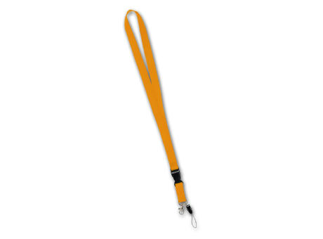 LANYARD POLIESTER LAVOT NARANJA
