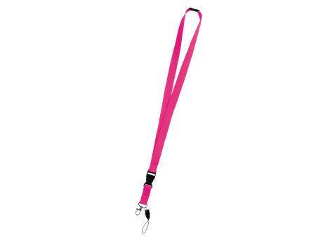 LANYARD POLIESTER LAWIN FUCSIA