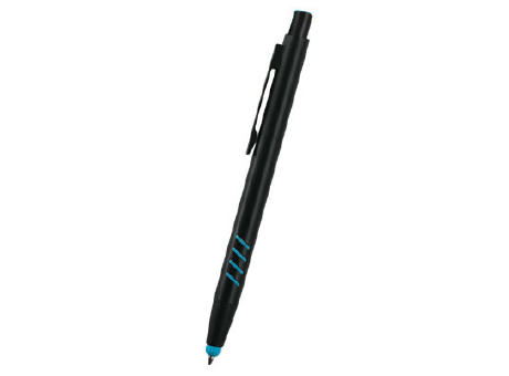 BOLIGRAFO ALUMINIO LOGIC CYAN
