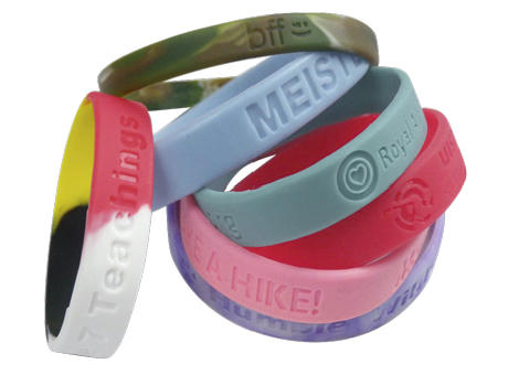 PULSERA SILICONA SIMAR CON BAJO-RELIEVE SIN IMPRESION