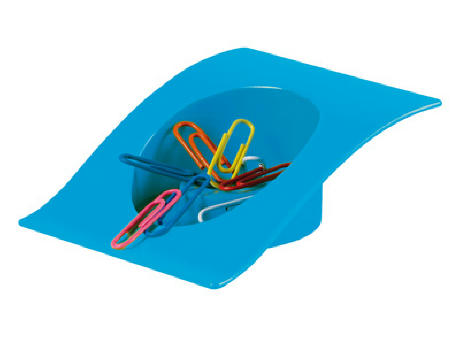 PORTACLIPS PLASTICO SUPPORT AZUL