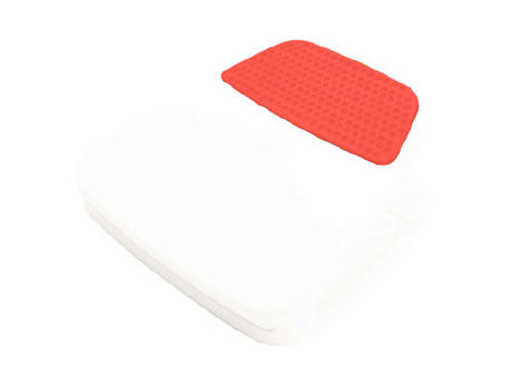 PINZA MAGNETICA VALLY BLANCA COMBINADA COLOR ROJO
