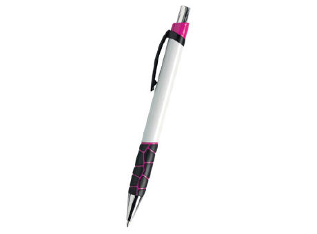 BOLIGRAFO PLASTICO VULCANO ROSA