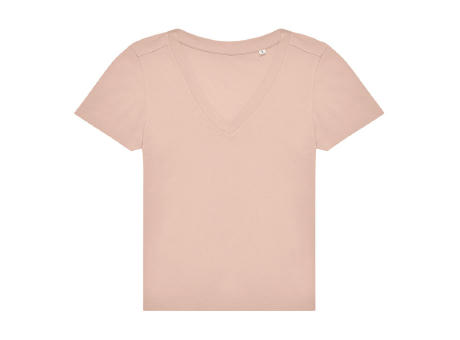 Camiseta con Cuello en V de Mujer #E150