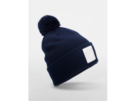 Gorro con Parche y Pompom