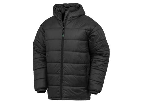 Parka reciclada acolchada con capucha