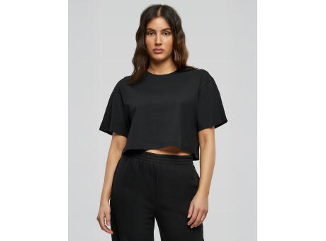 Camiseta corta oversize para mujer