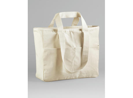 Tote con Doble Asa y Bolsillo Cargo