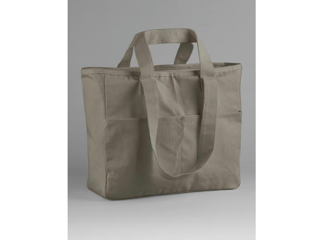 Tote con Doble Asa y Bolsillo Cargo