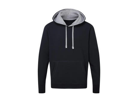 Sudadera capucha en contraste