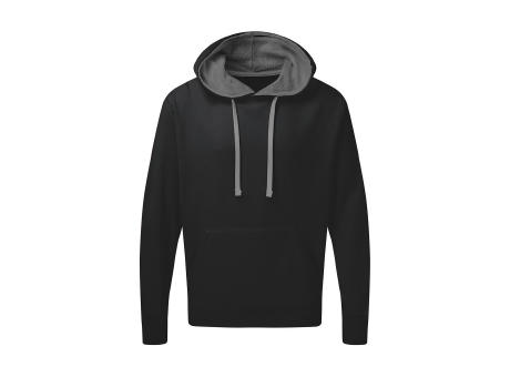 Sudadera capucha en contraste