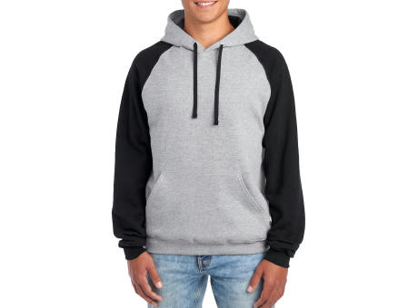 NuBlend Colour Block Raglan Hooded Sweatshirt