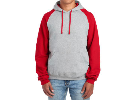 NuBlend Colour Block Raglan Hooded Sweatshirt