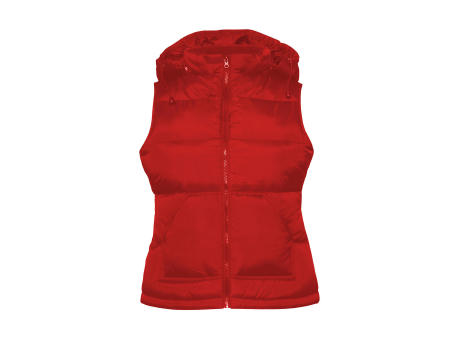Chaleco acolchado con capucha mujer