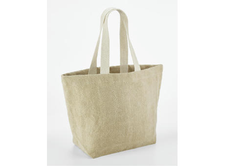 Bolsa de playa de yute suave lavado