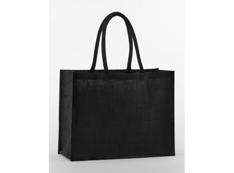 Bolsa Shopper Classic de yute natural almidonado