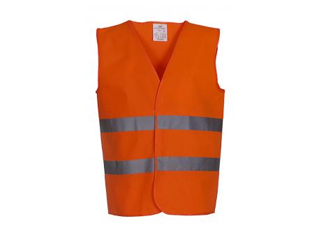 Chaleco de seguridad Fluo con 2 bandas