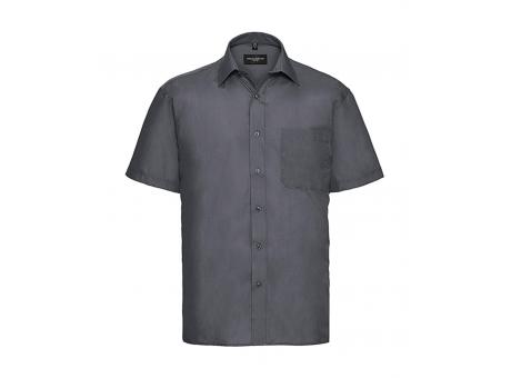 Camisa popelin manga corta con bolsillo