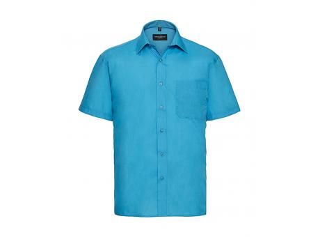 Camisa popelin manga corta con bolsillo