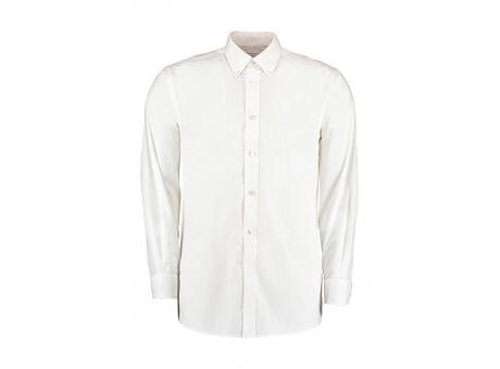 Camisa Business ajustada manga larga hombre