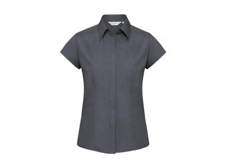Camisa popelin manga corta mujer