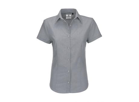 Camisa Oxford manga corta mujer