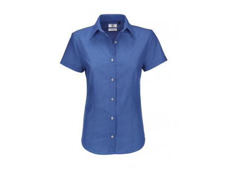 Camisa Oxford manga corta mujer
