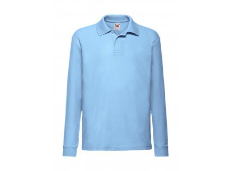 Polo 65/35 manga larga niño