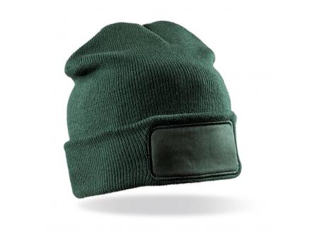 Gorro grueso con parche frontal
