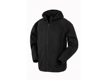 Chaqueta micropolar reciclada y con capucha 