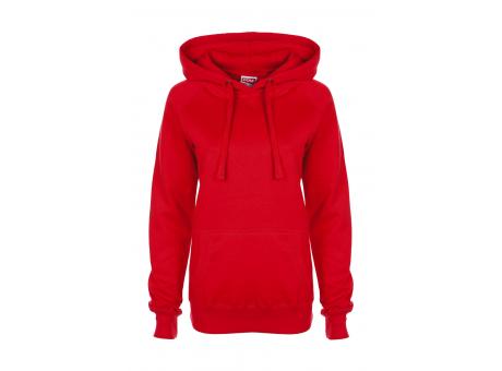 Sudadera capucha raglán mujer
