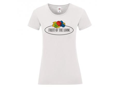 Camiseta Vintage mujer logo grande impreso