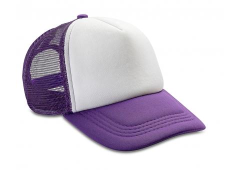 Gorra acolchada con ½ malla
