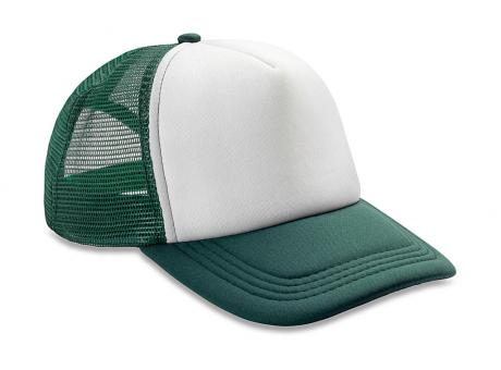 Gorra acolchada con ½ malla