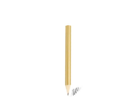 LÁPIZ MADERA METALIZADO 