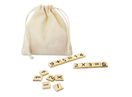 JUEGO DE MADERA MATEMÁTICO 