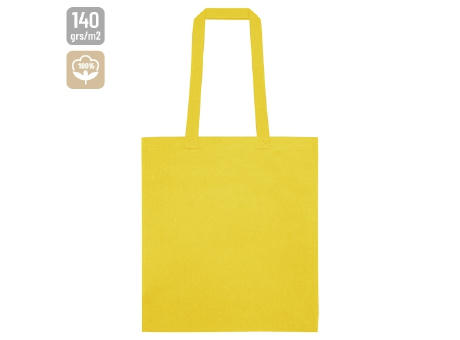 BOLSA DE ASA AMARILLA ALGODON 