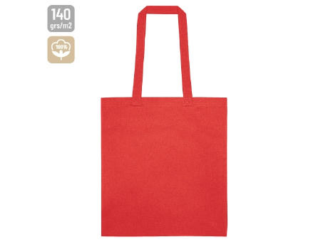 BOLSA DE ASA ROJA ALGODON 