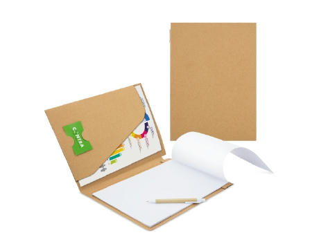 CARPETA CON BLOC Y BOLIGRAFO ECO 