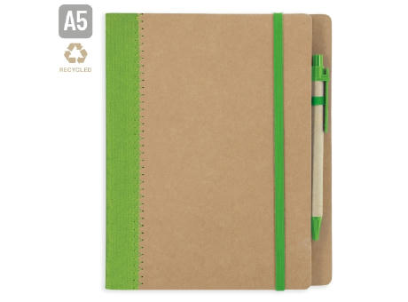 CUADERNO A5 CARTON RECICLADO 