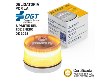 LUZ DE EMERGENCIA HOMOLOGADA V16 GEOLOCALIZADA