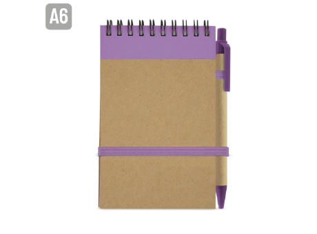 BLOC DE NOTAS CON BOLIGRAFO RECICLADO 