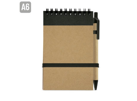 BLOC DE NOTAS CON BOLIGRAFO RECICLADO 